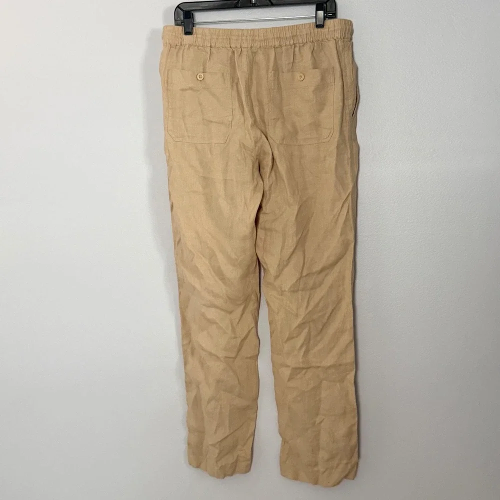 NWT Quince Men's 100% European Linen Beach Pants in Driftwood 30